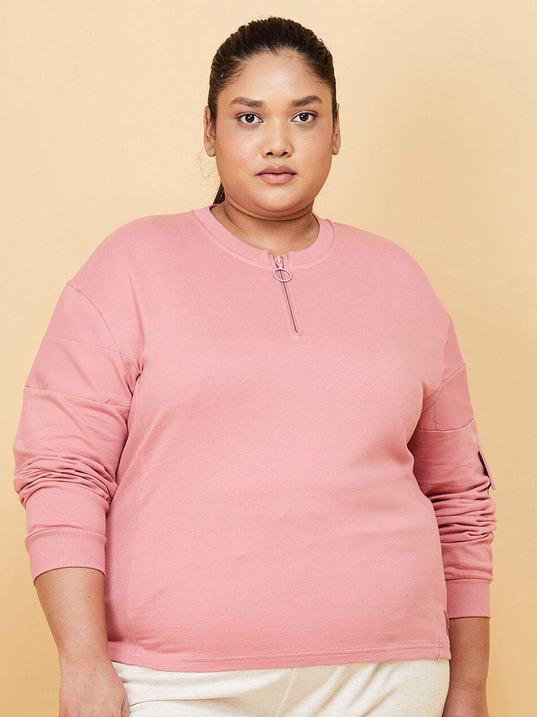 max women pink sweatshirt