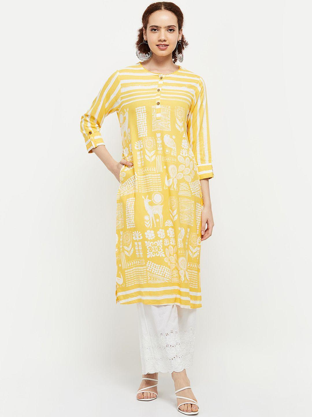 max women printed kurta