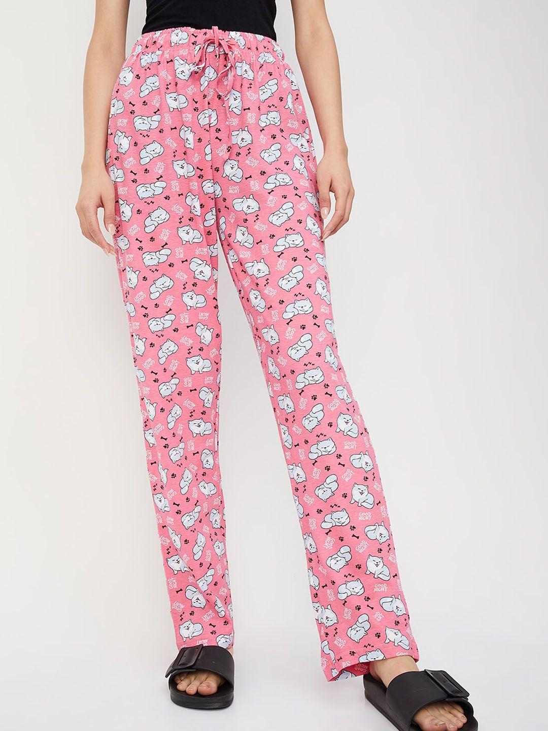 max women printed pure cotton trouser