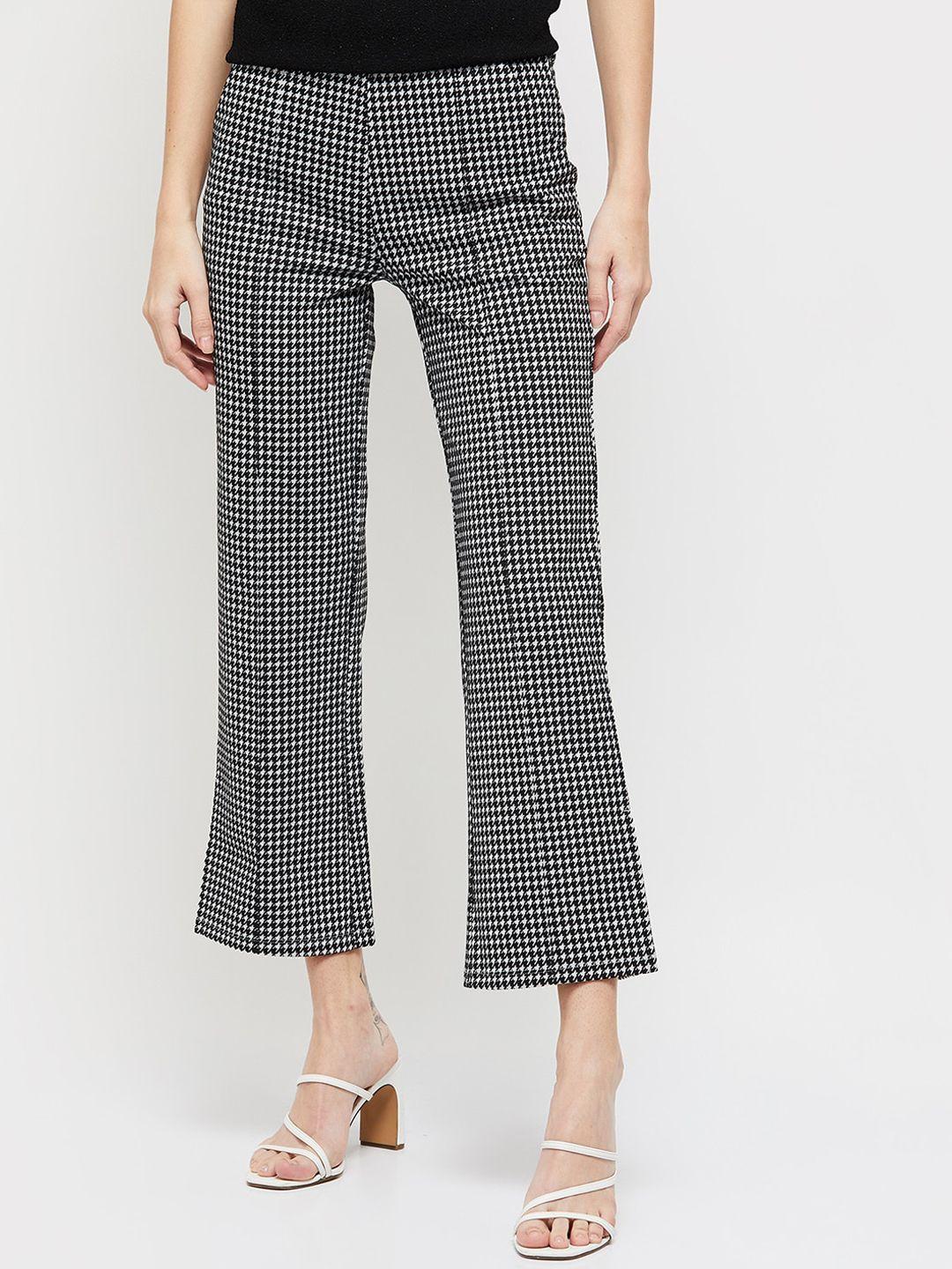 max women printed trousers