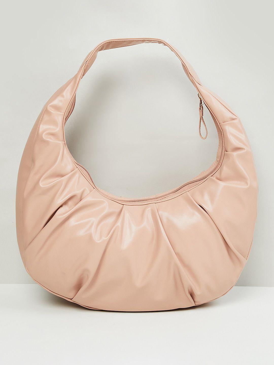 max women solid zip closure hobo bag