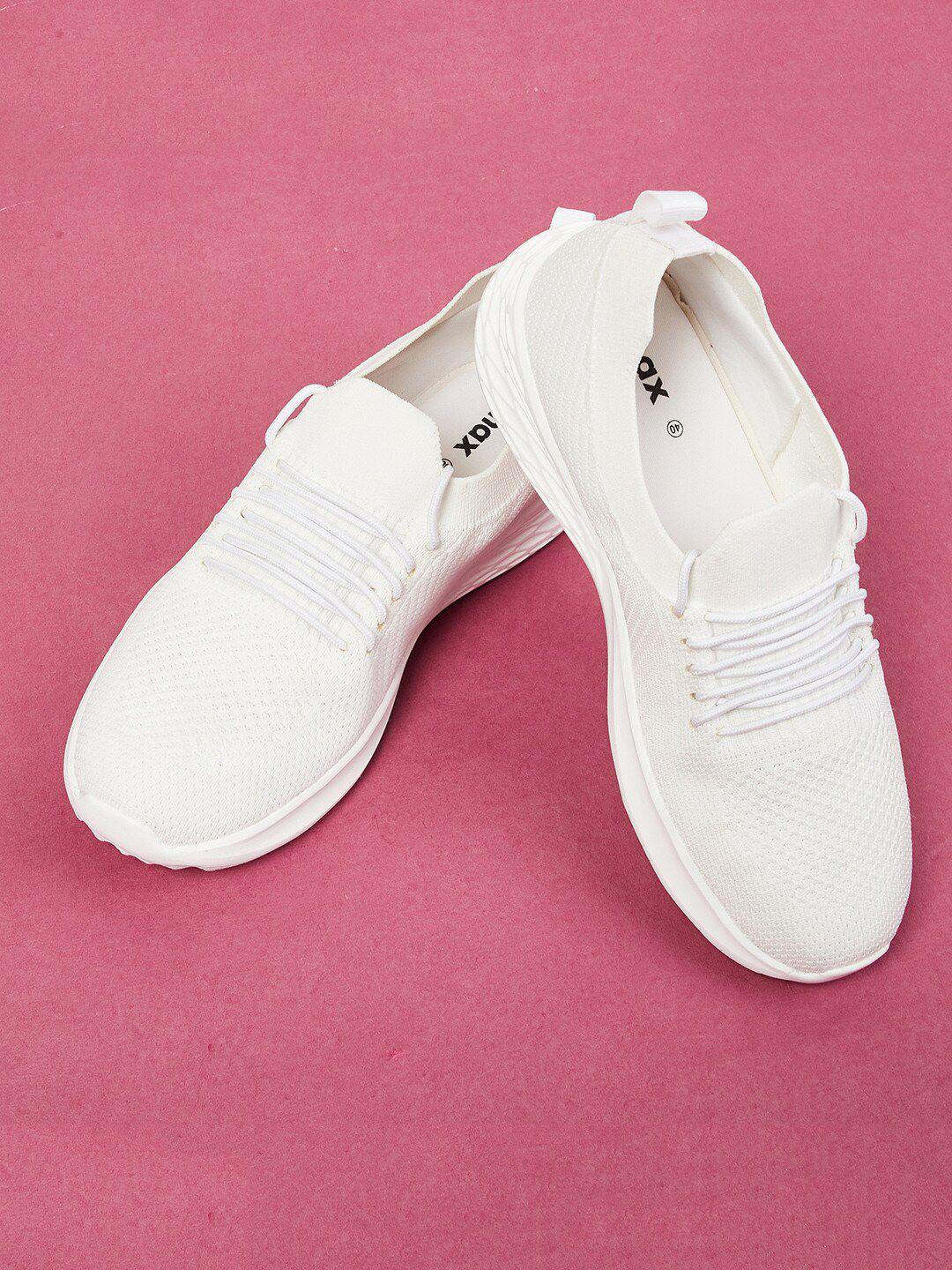 max women white mesh walking shoes