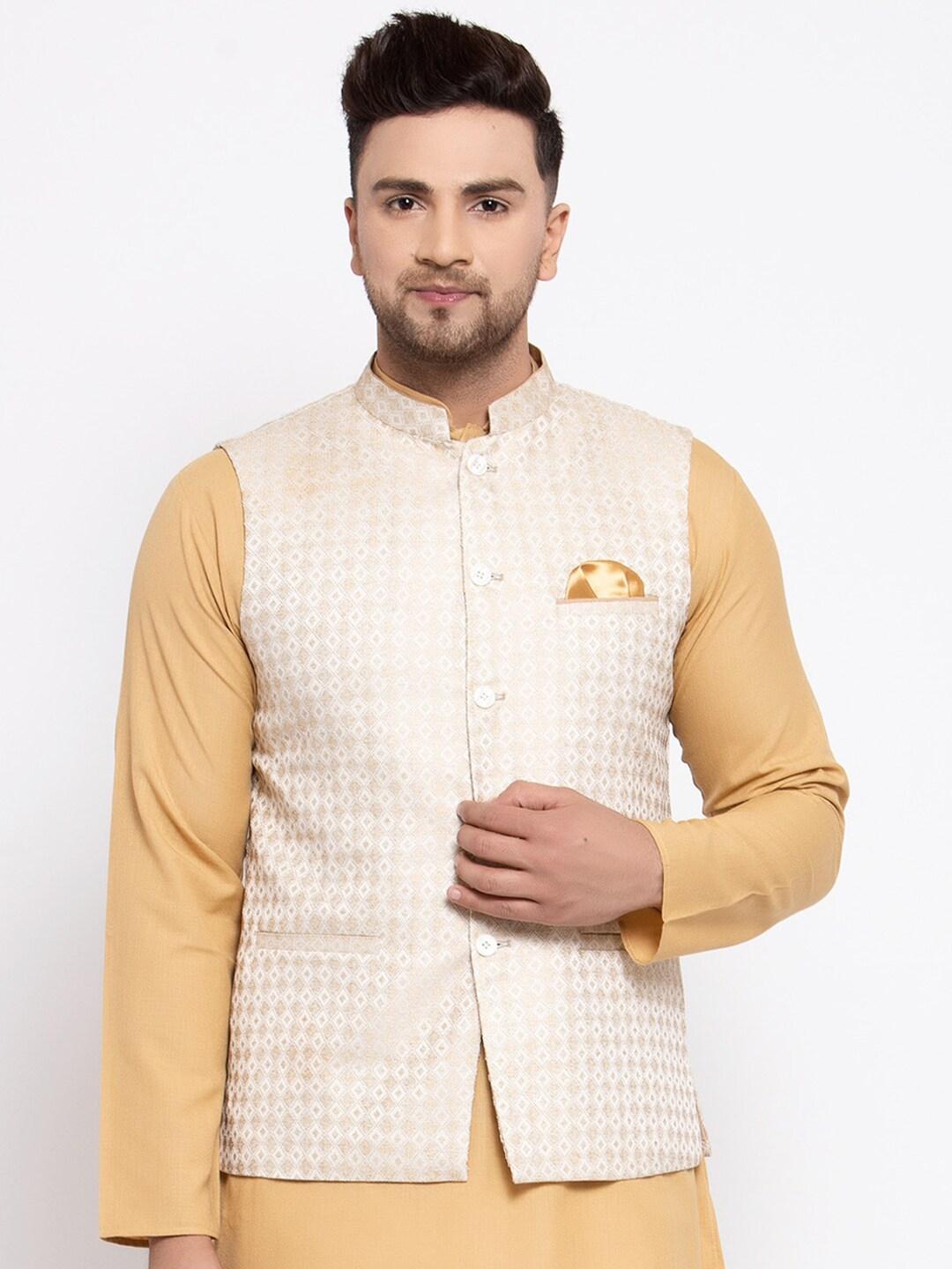 maxence-men-white-woven-design-cotton-nehru-jacket