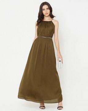 maxi gown with embellished detail