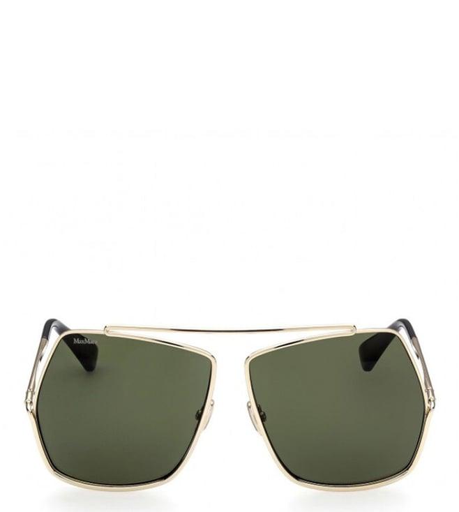 maxmara mm000608a beveled sunglasses for women