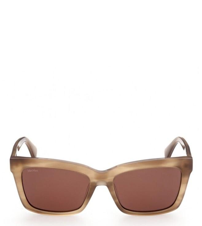 maxmara mm001047e rectangular sunglasses for women