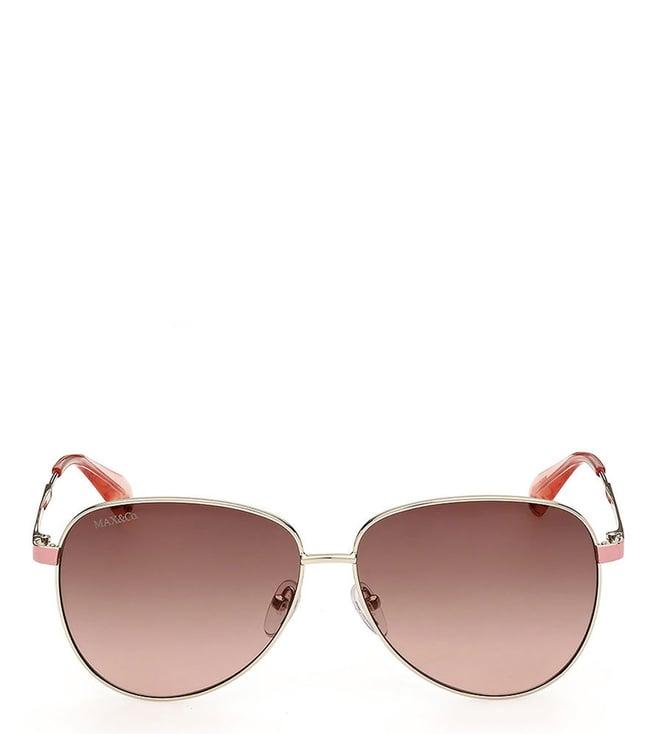 maxmara mo004932f aviator sunglasses for women