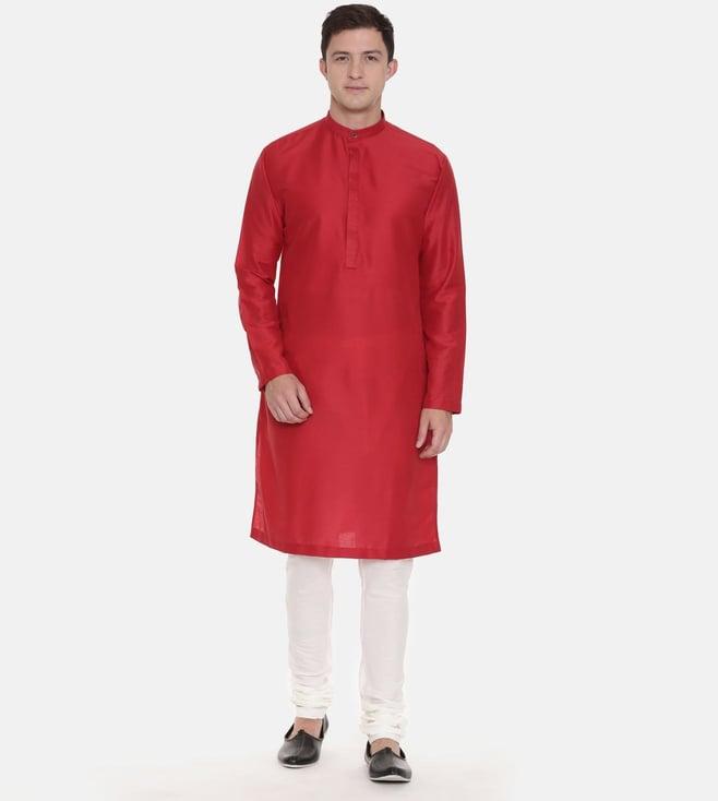 mayank modi classic silk kurta set