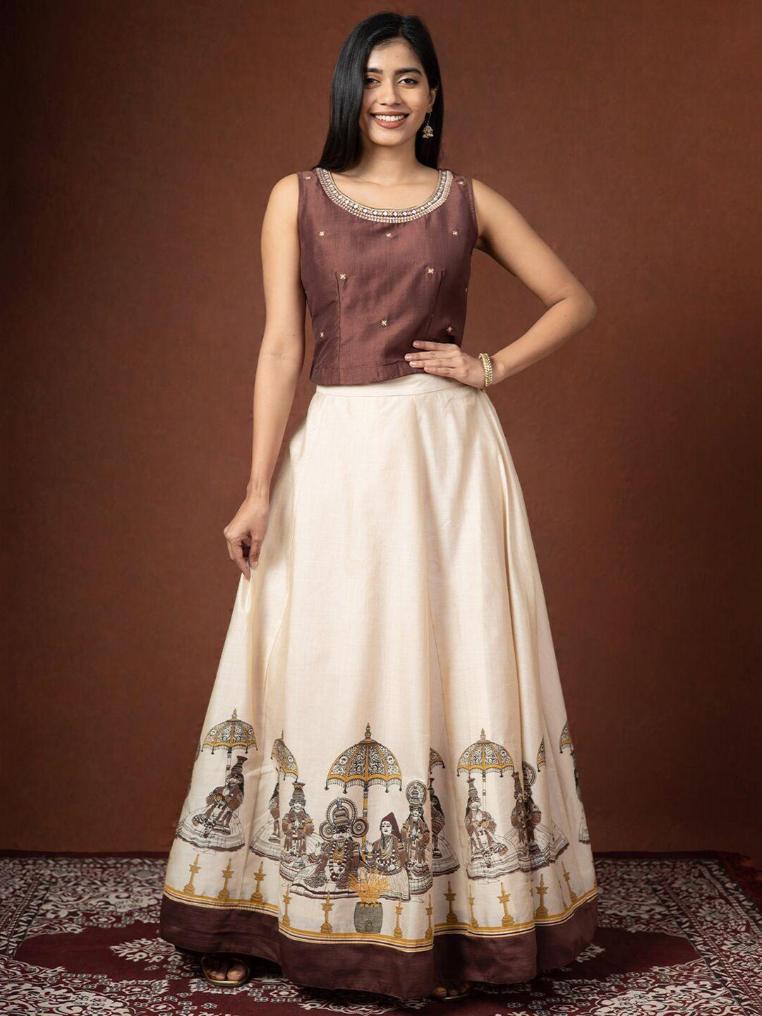 maybell embroidered ready to wear lehenga & choli