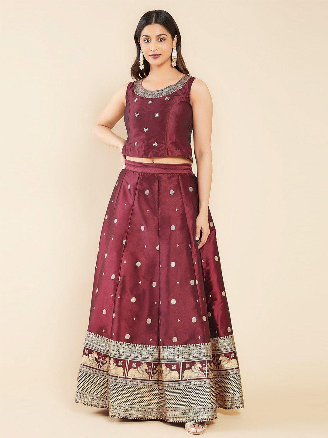 maybell printed ready to wear lehenga choli