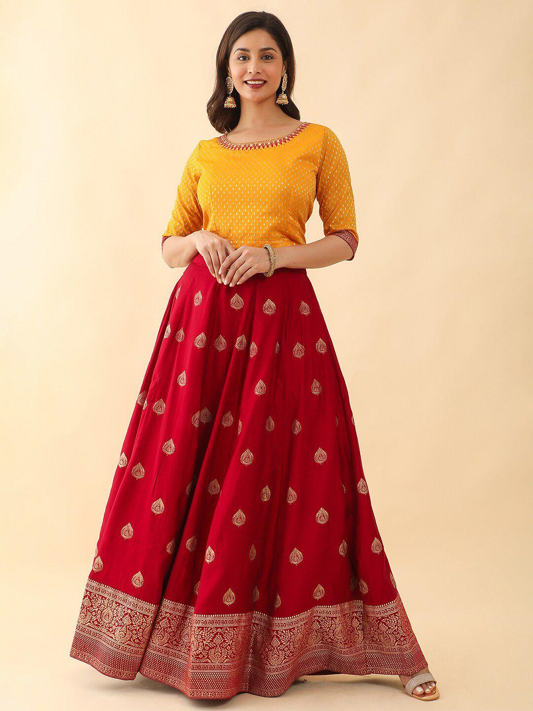 maybell woven design ready to wear lehenga choli