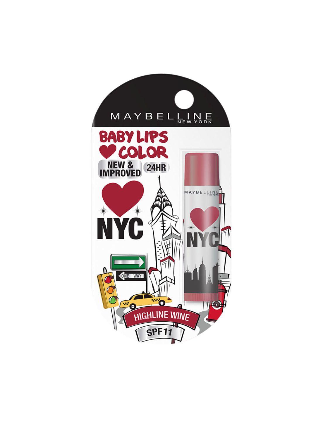 maybelline alia loves new york baby lip balm manhattan mauve spf 20 4gm