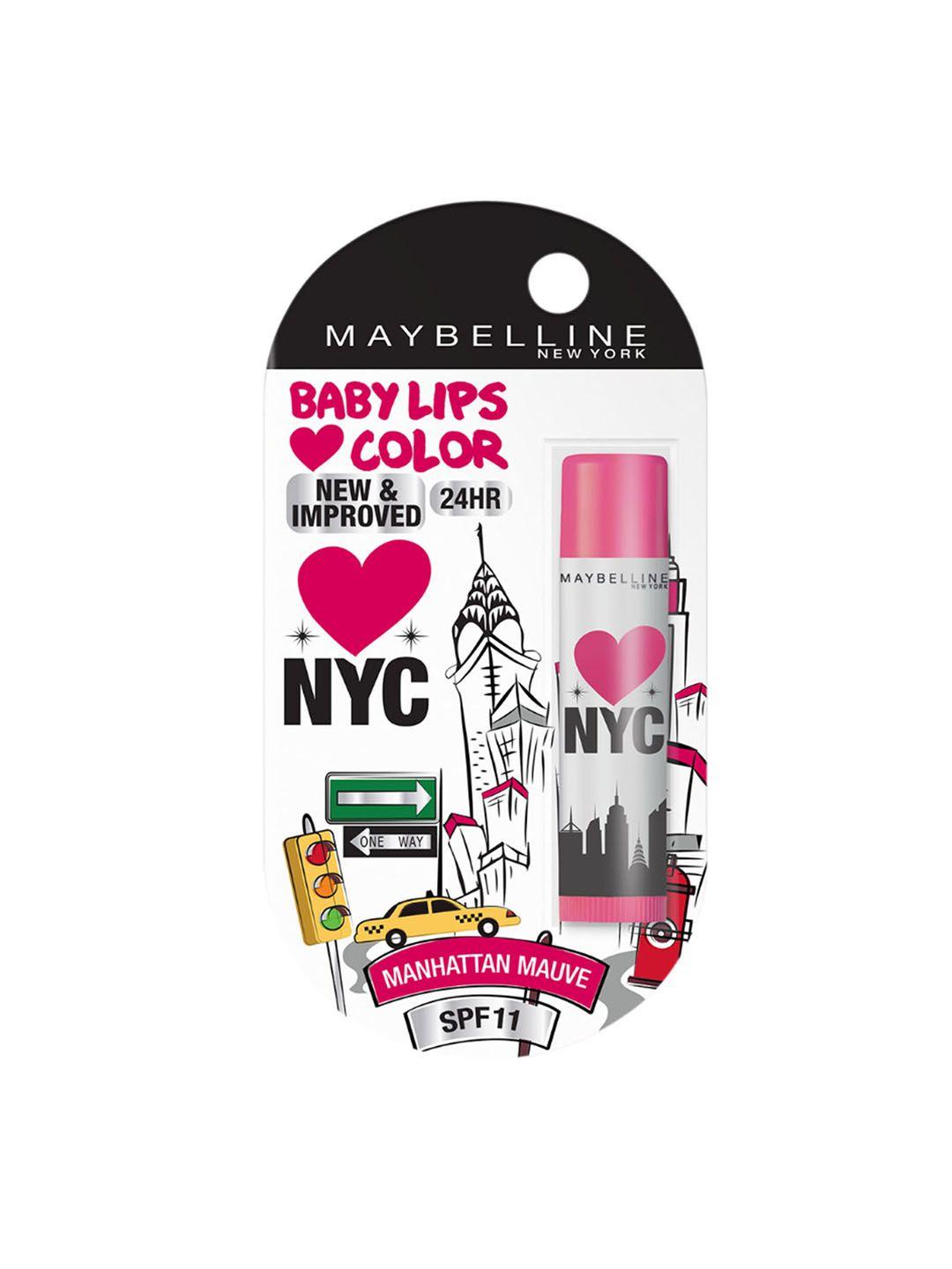 maybelline alia loves new york baby lips - manhattan mauve 4 g