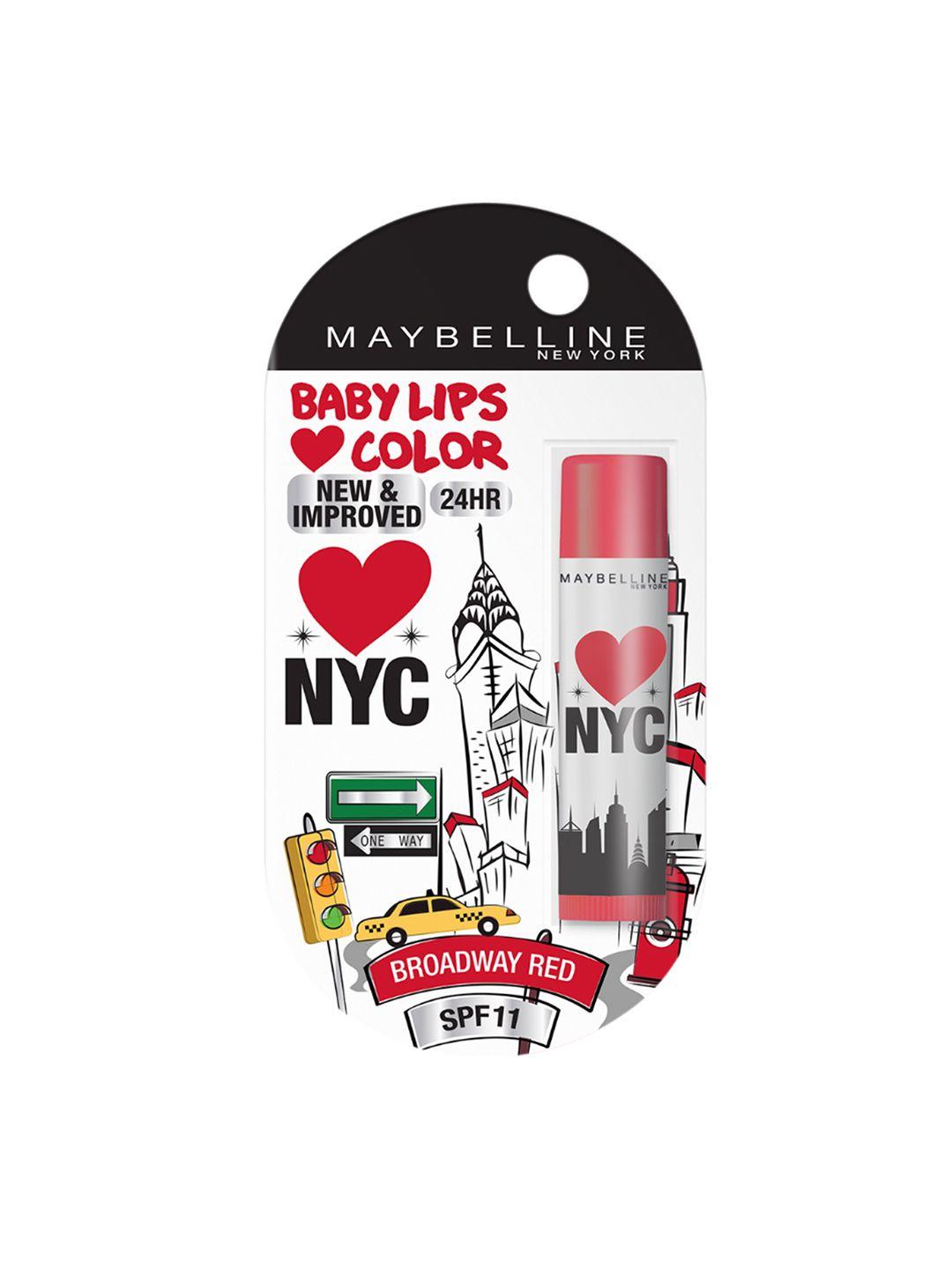 maybelline broadway red alia loves new york baby lips  4g