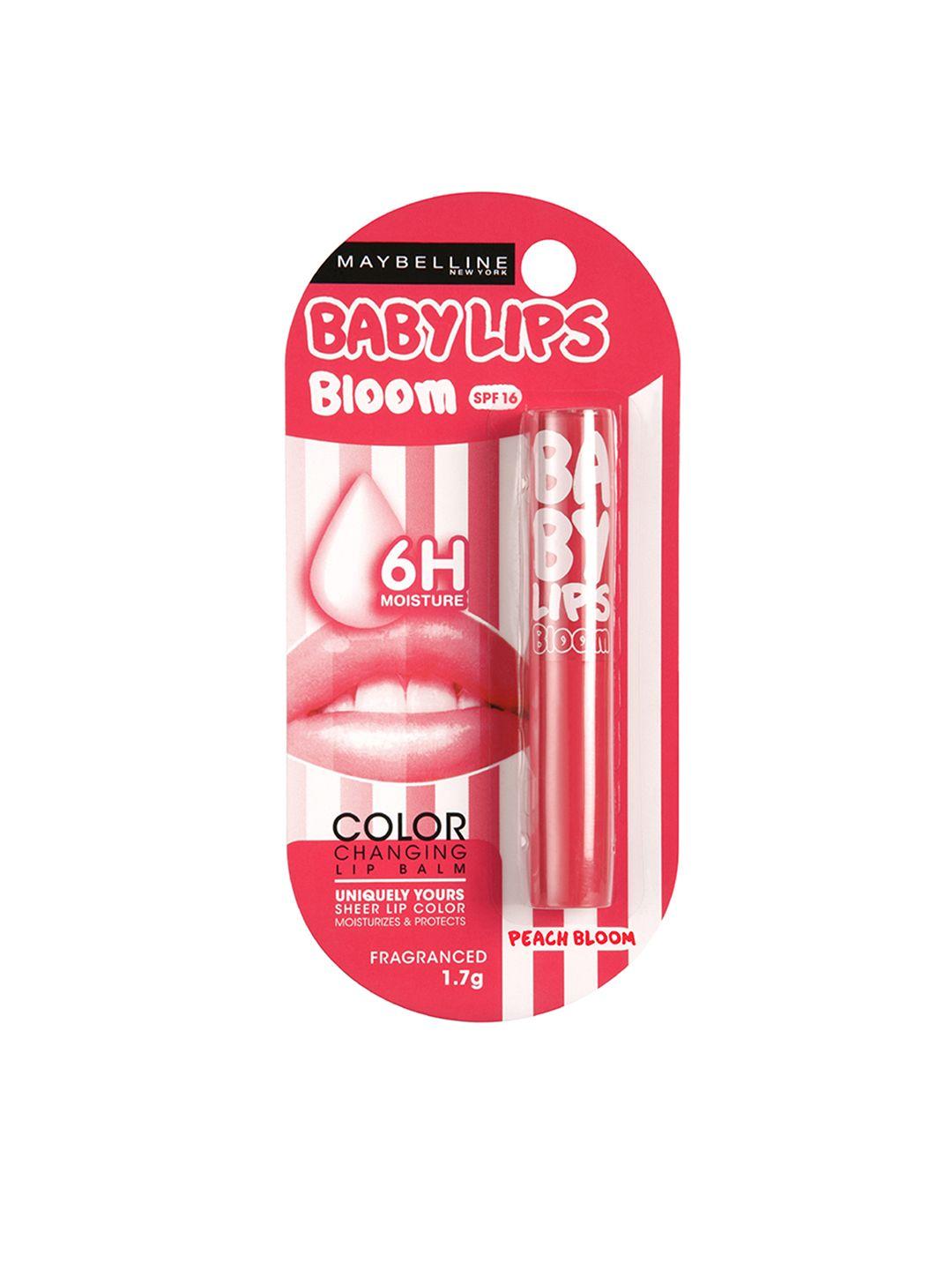 maybelline lip smooth color changing peach bloom lip balm 1.7g