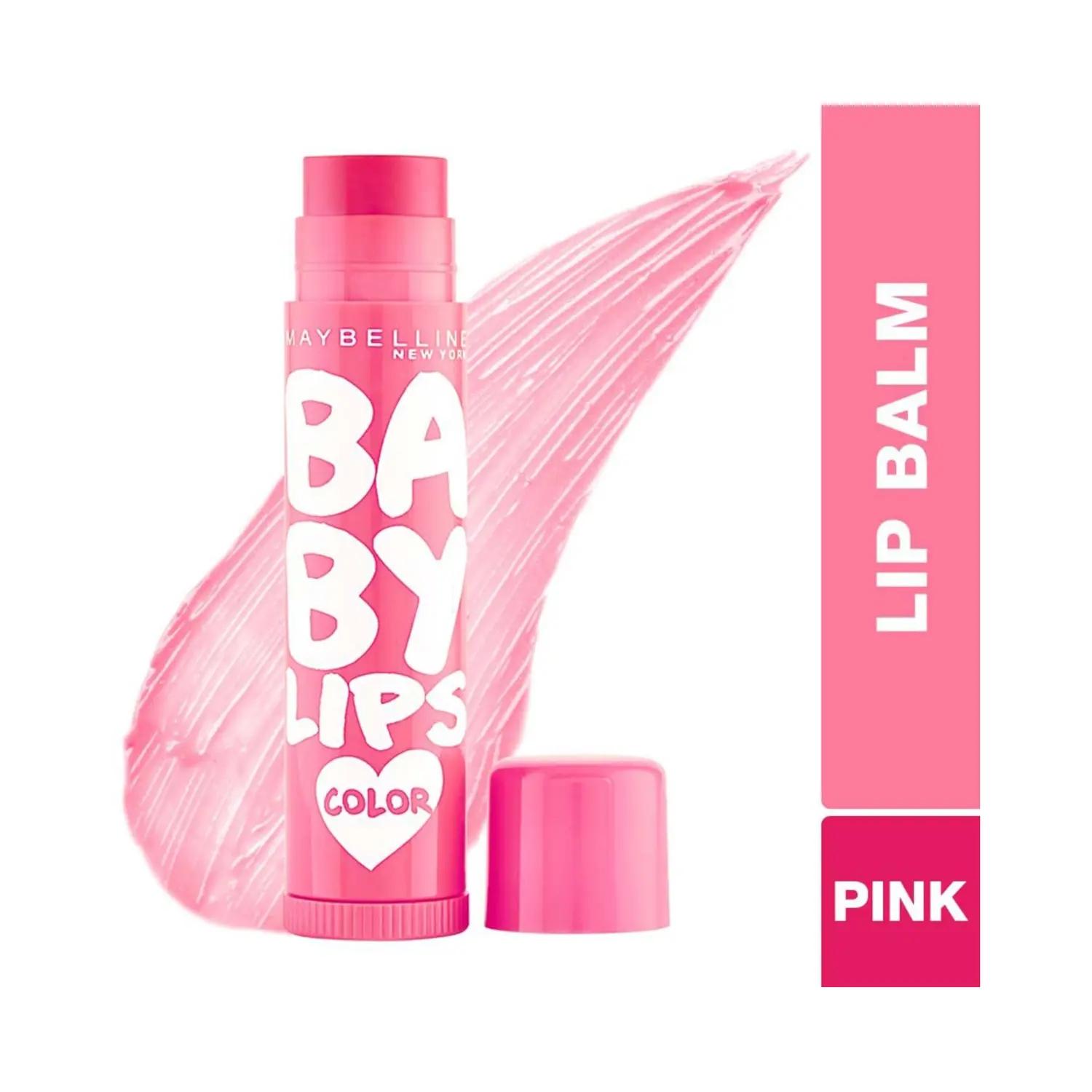 maybelline new york baby lips color lip balm spf 11 - pink lolita (4g)