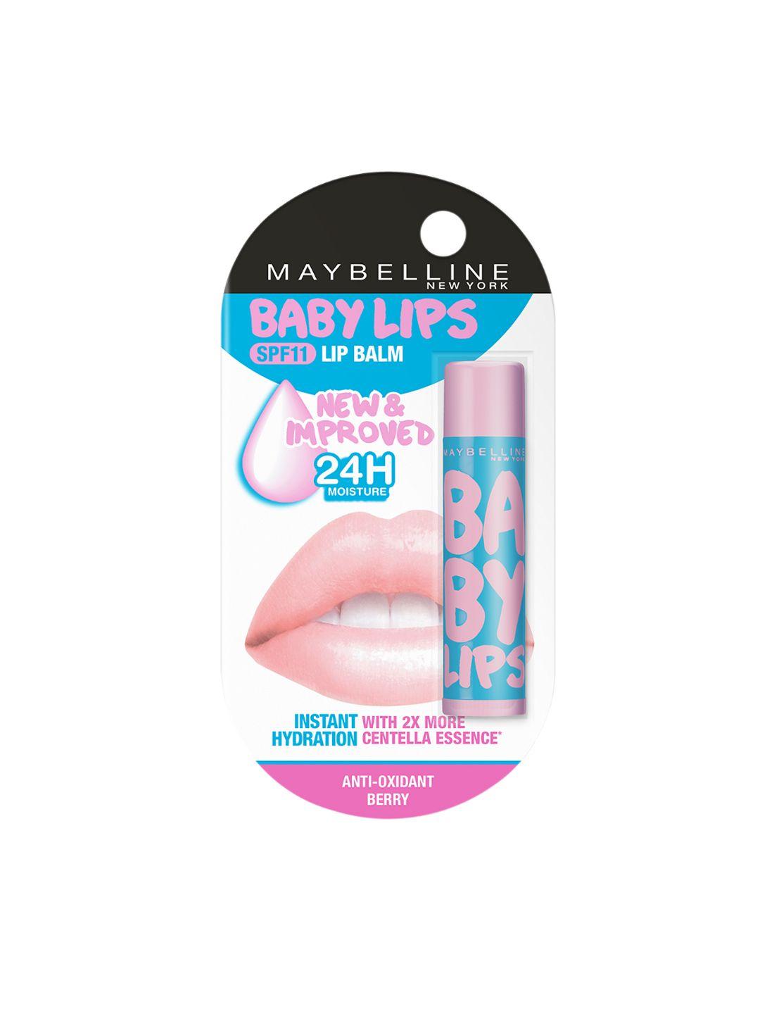 maybelline new york baby lips color spf 20 balm anti oxidant berry 4 g