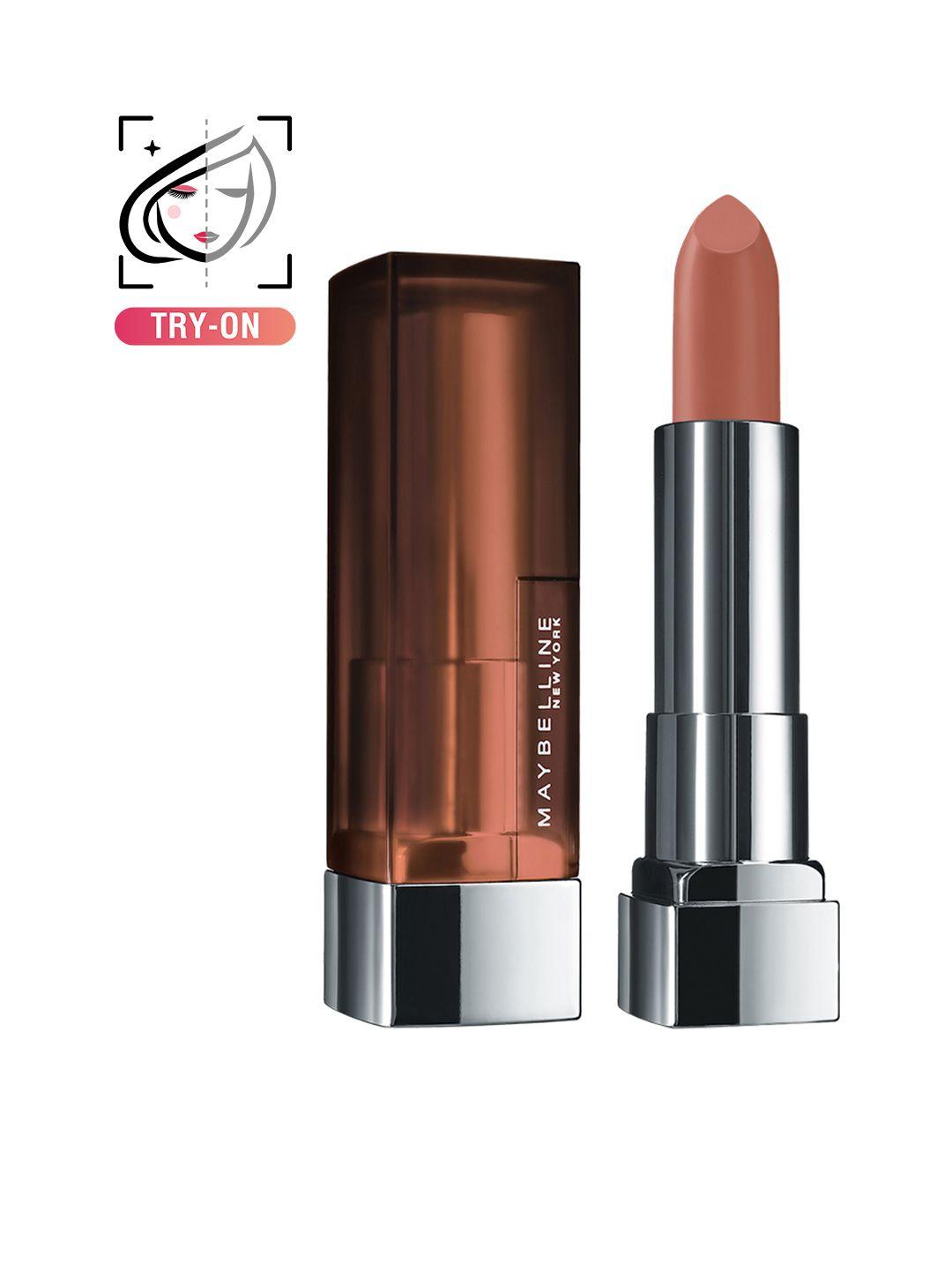 maybelline new york color sensational powder matte lipstick - toasted brown