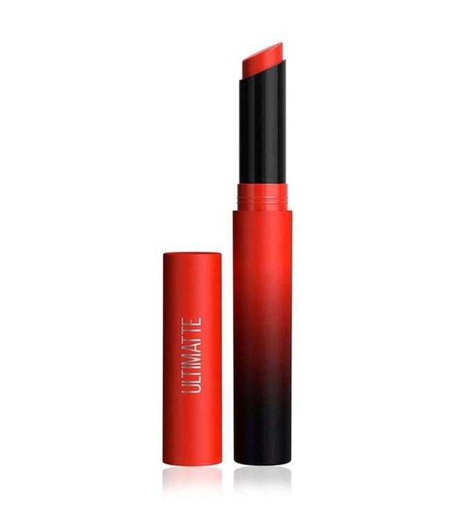 maybelline new york color sensational ultimattes lipstick - more scarlet,1.7 g