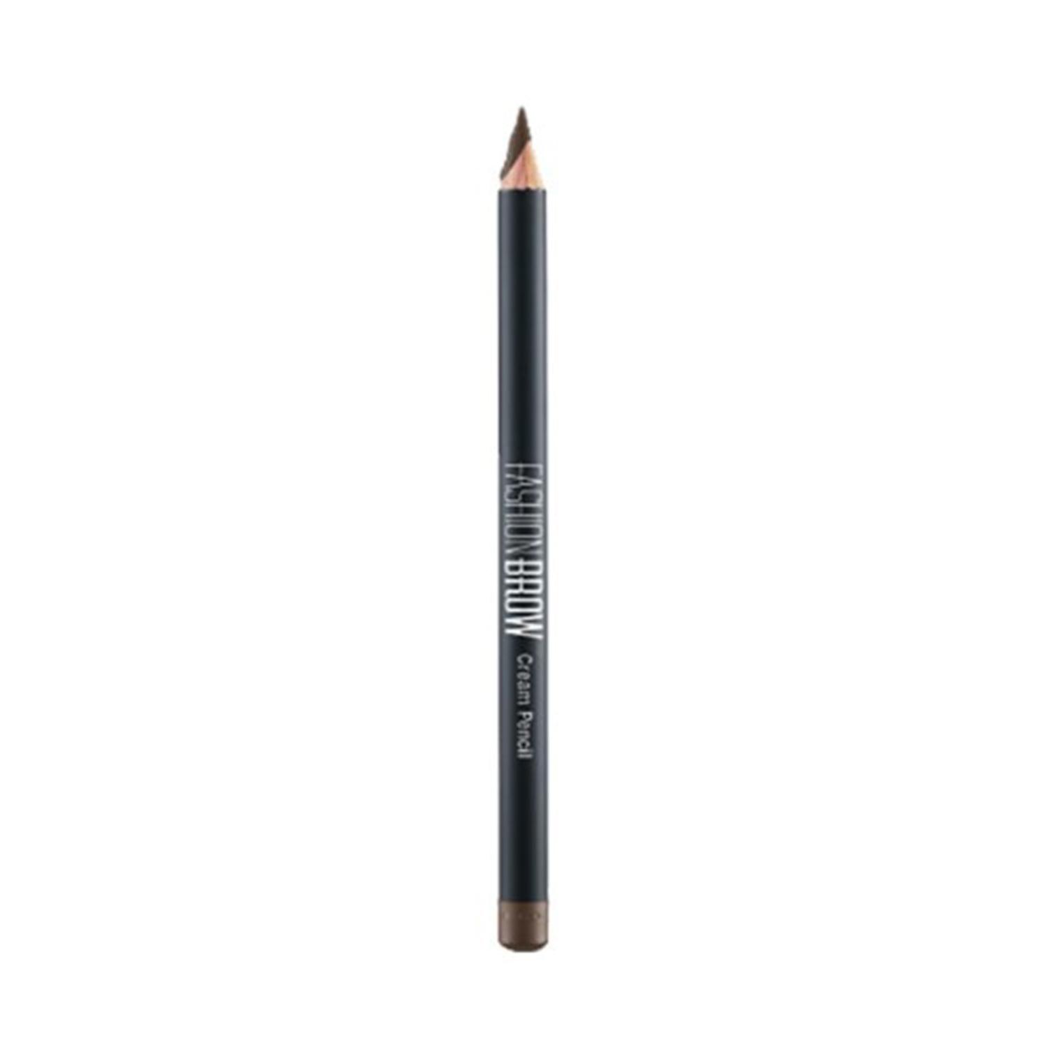 maybelline new york fashion brow cream pencil - dark brown (0.78g)