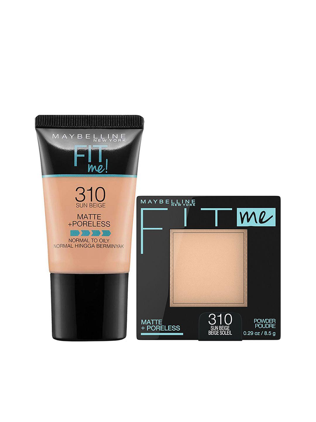maybelline new york fit me as i am kit - foundation 310 & pressed powder 310