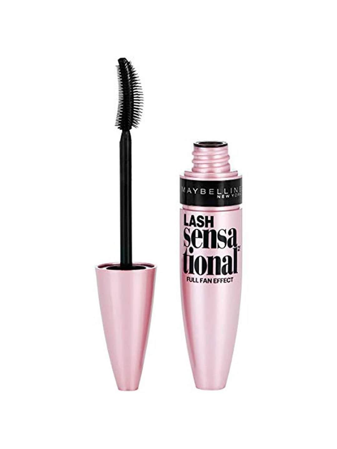 maybelline new york lash sensational full fan effect waterproof mascara 10ml - black