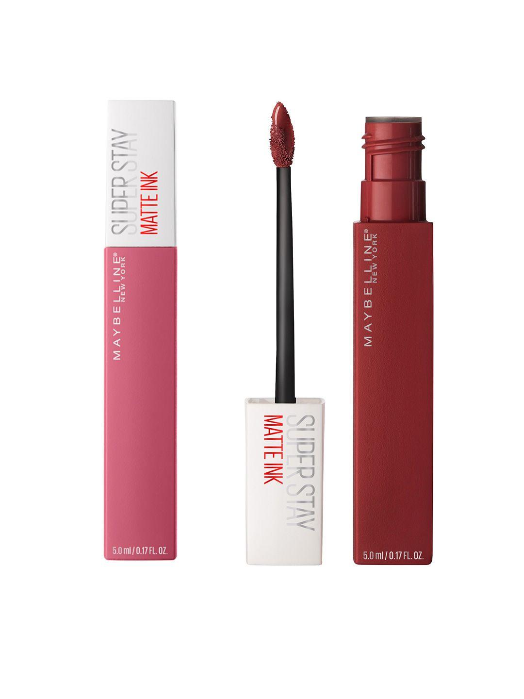 maybelline new york super stay set of 2 matte ink liquid lipstick