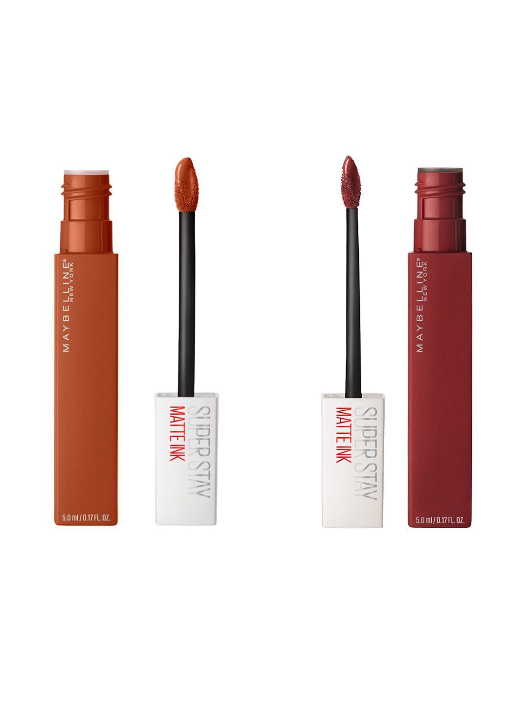 maybelline new york super stay set of 2 matte ink liquid lipstick