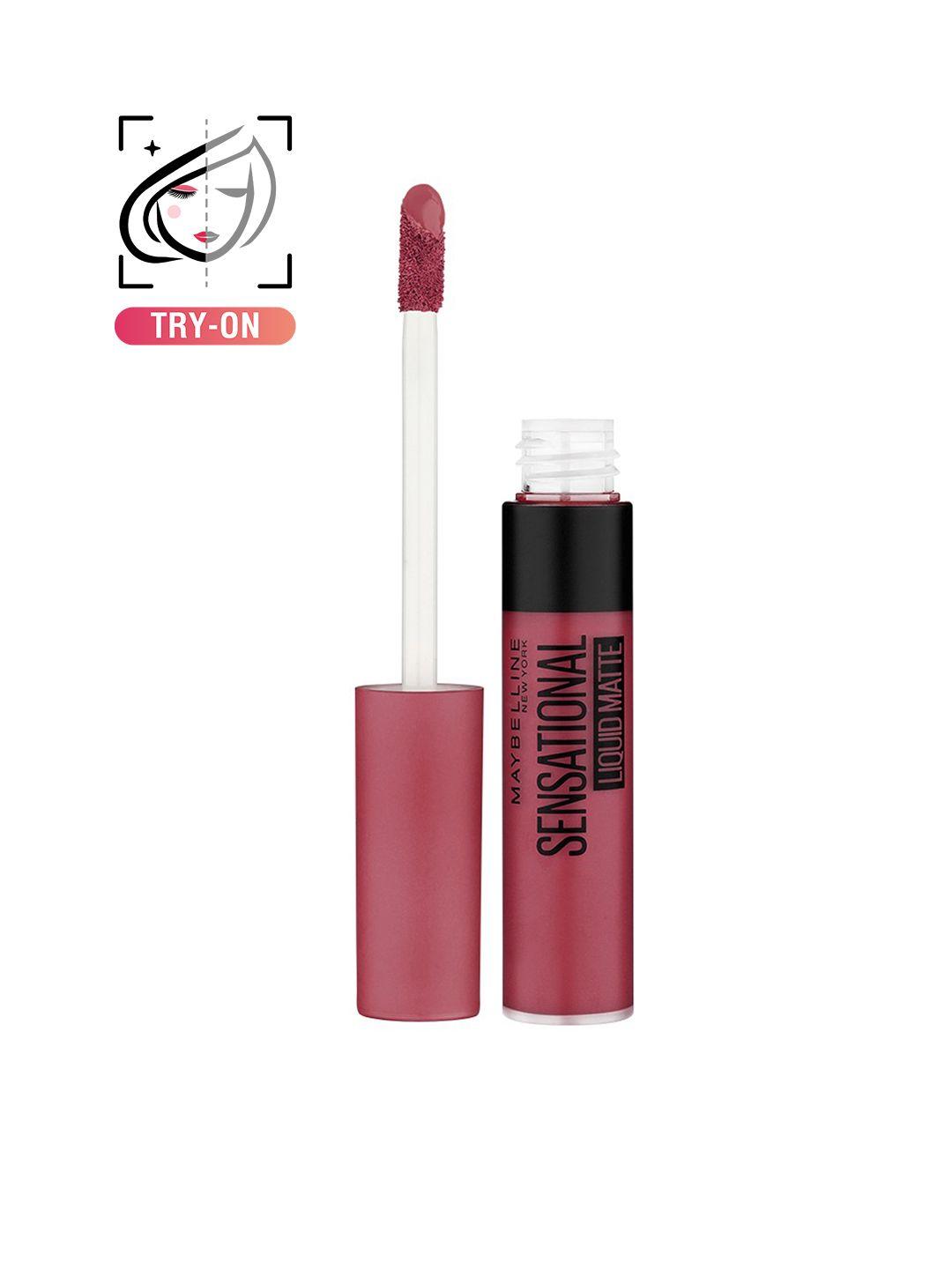 maybelline sensational liquid matte lipstick - 23 untamed rose