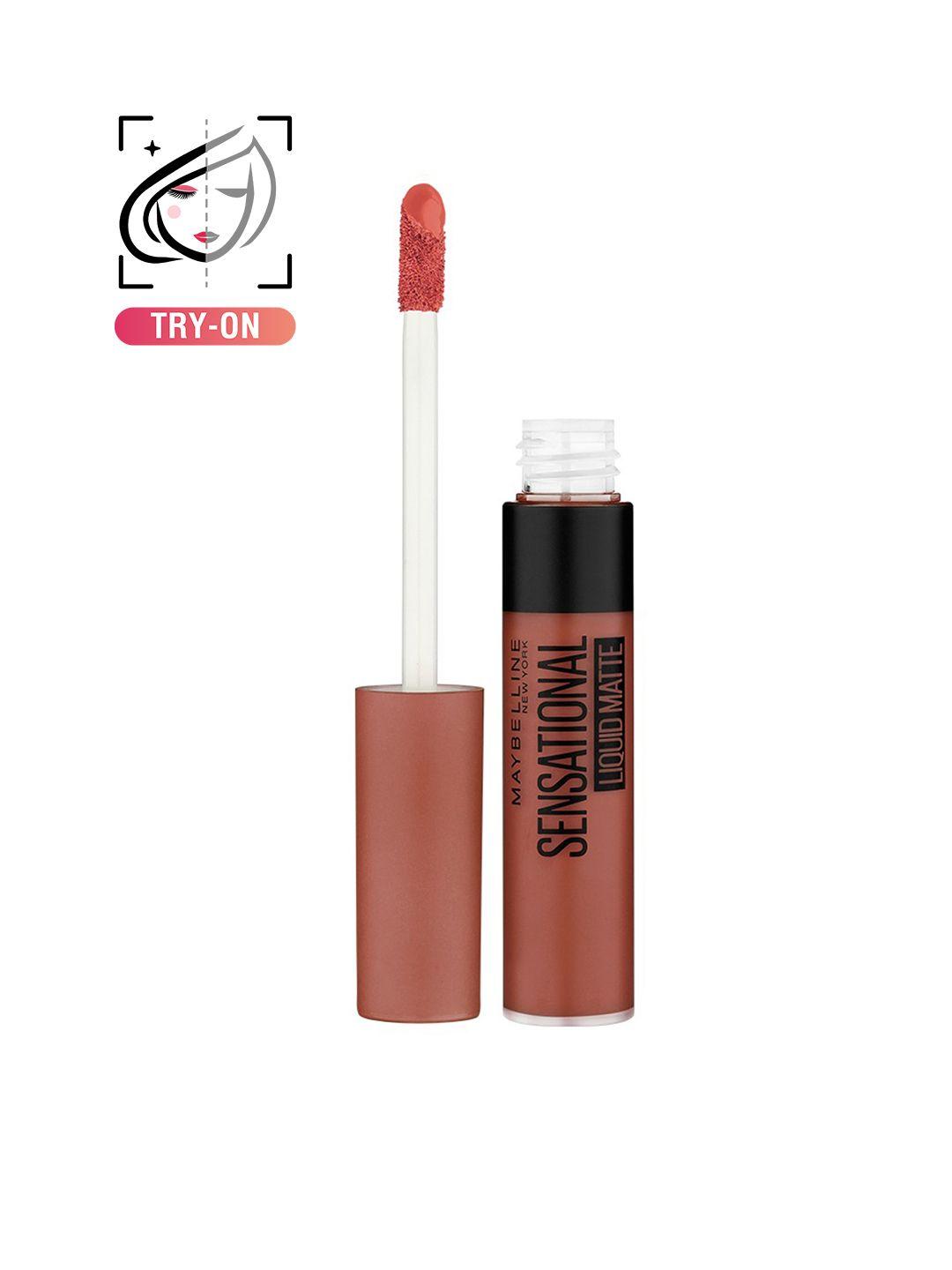 maybelline sensational liquid matte lipstick - strip it off nu02