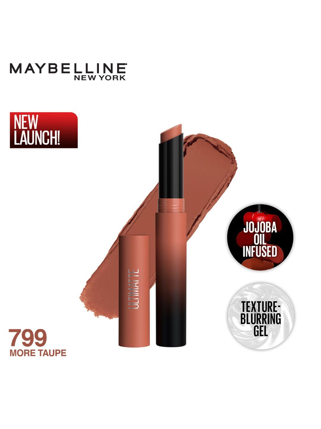 maybelline new york color sensational ultimattes lipstick- 799 more taupe