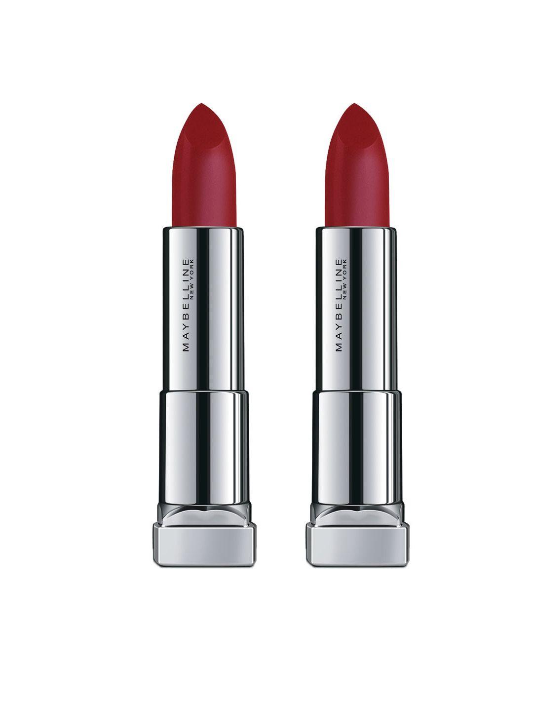 maybelline new york set of 2 cherry chic powder matte lipsticks