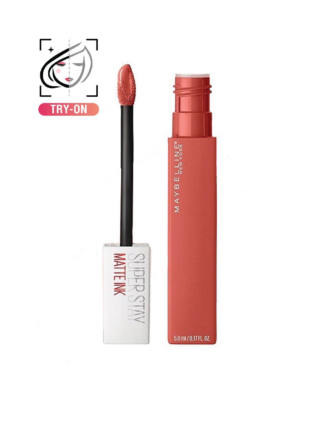 maybelline new york super stay matte ink liquid lipstick 5 ml - self starter 130