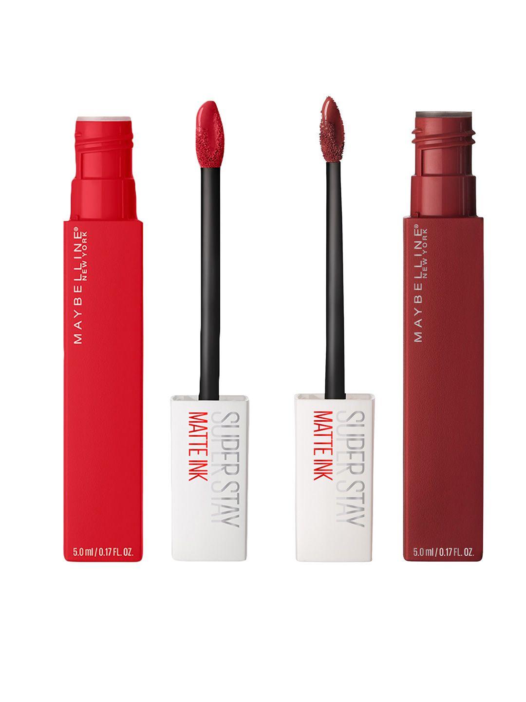 maybelline new york super stay set of 2 matte ink liquid lipstick