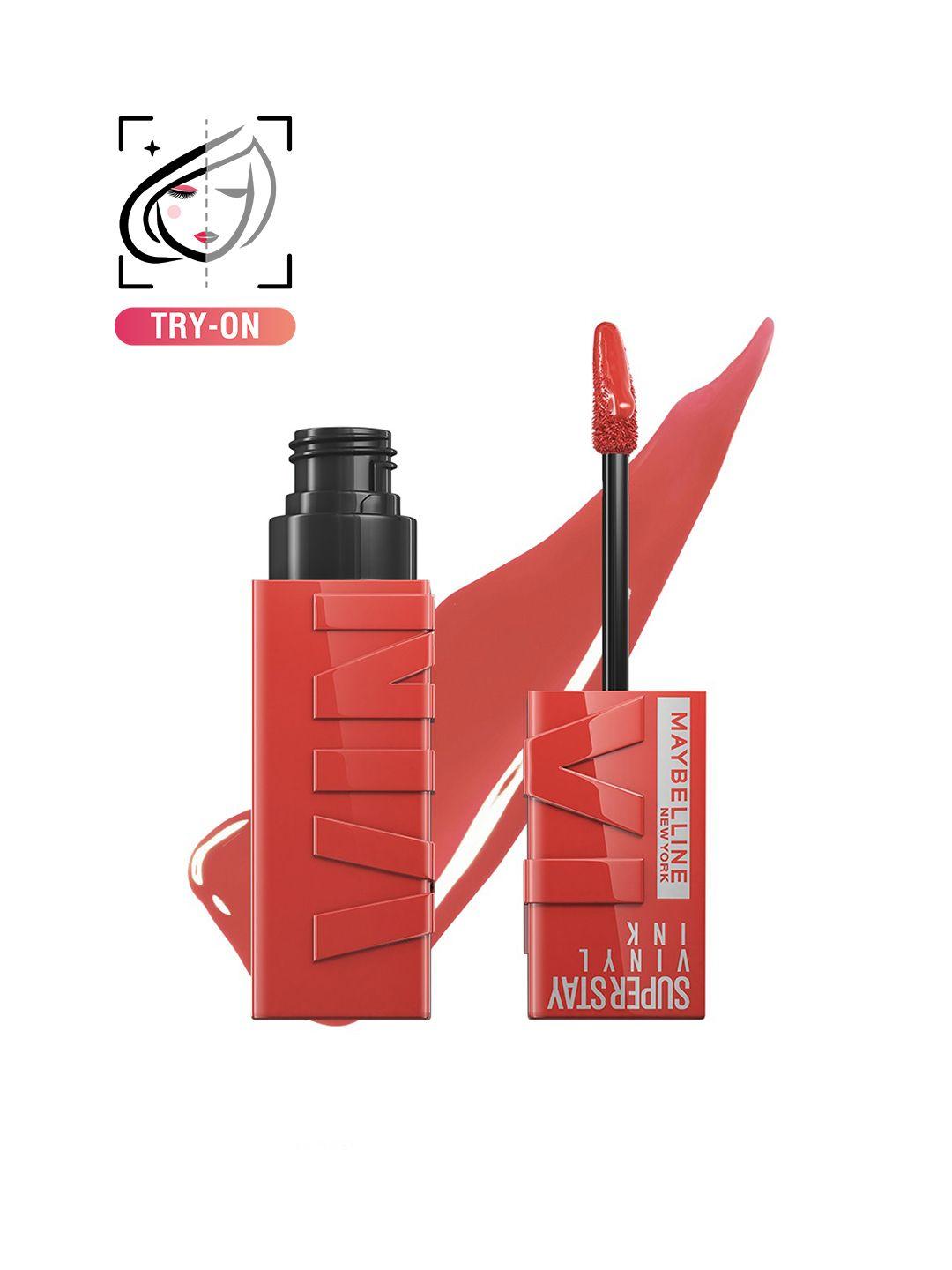 maybelline new york superstay vinyl ink liquid lipstick 4.5 ml - saucy