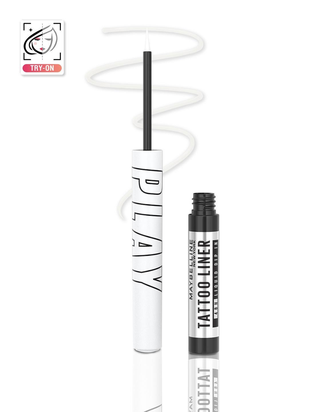 maybelline new york tattoo play longwear waterproof liquid eyeliner 2.1ml - defend