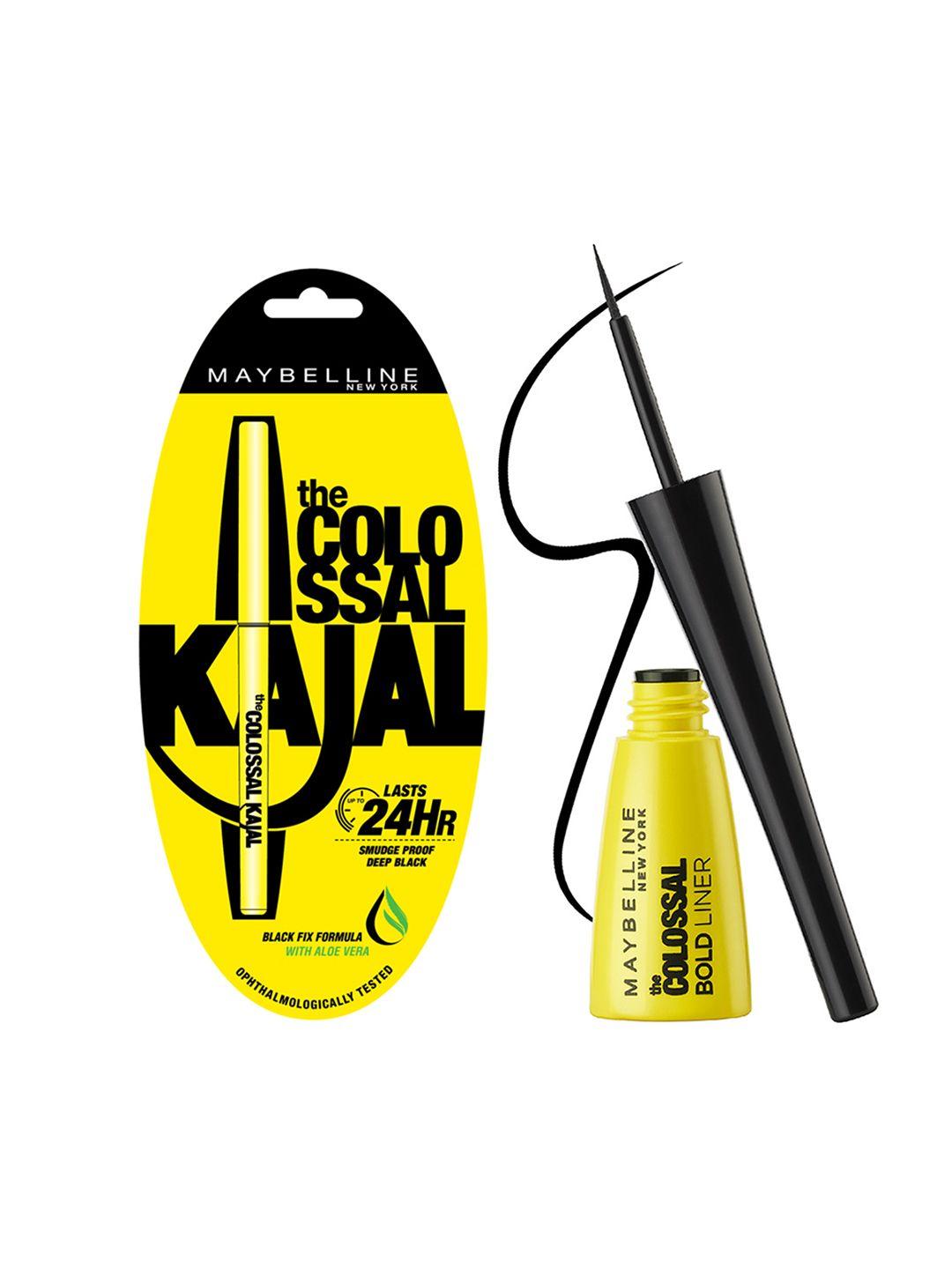 maybelline set of colossal kajal & bold liner