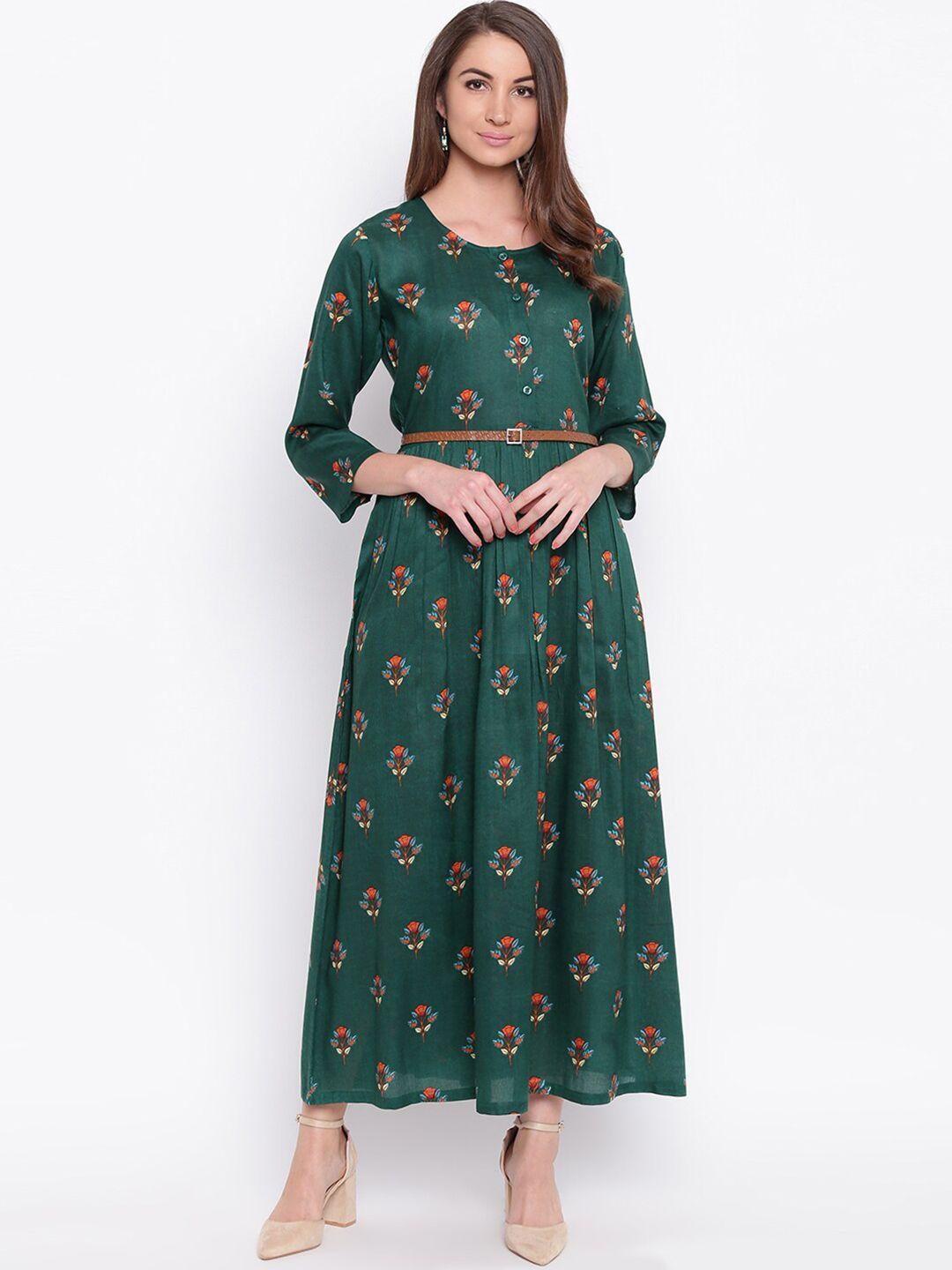 mayra floral printed maxi dress