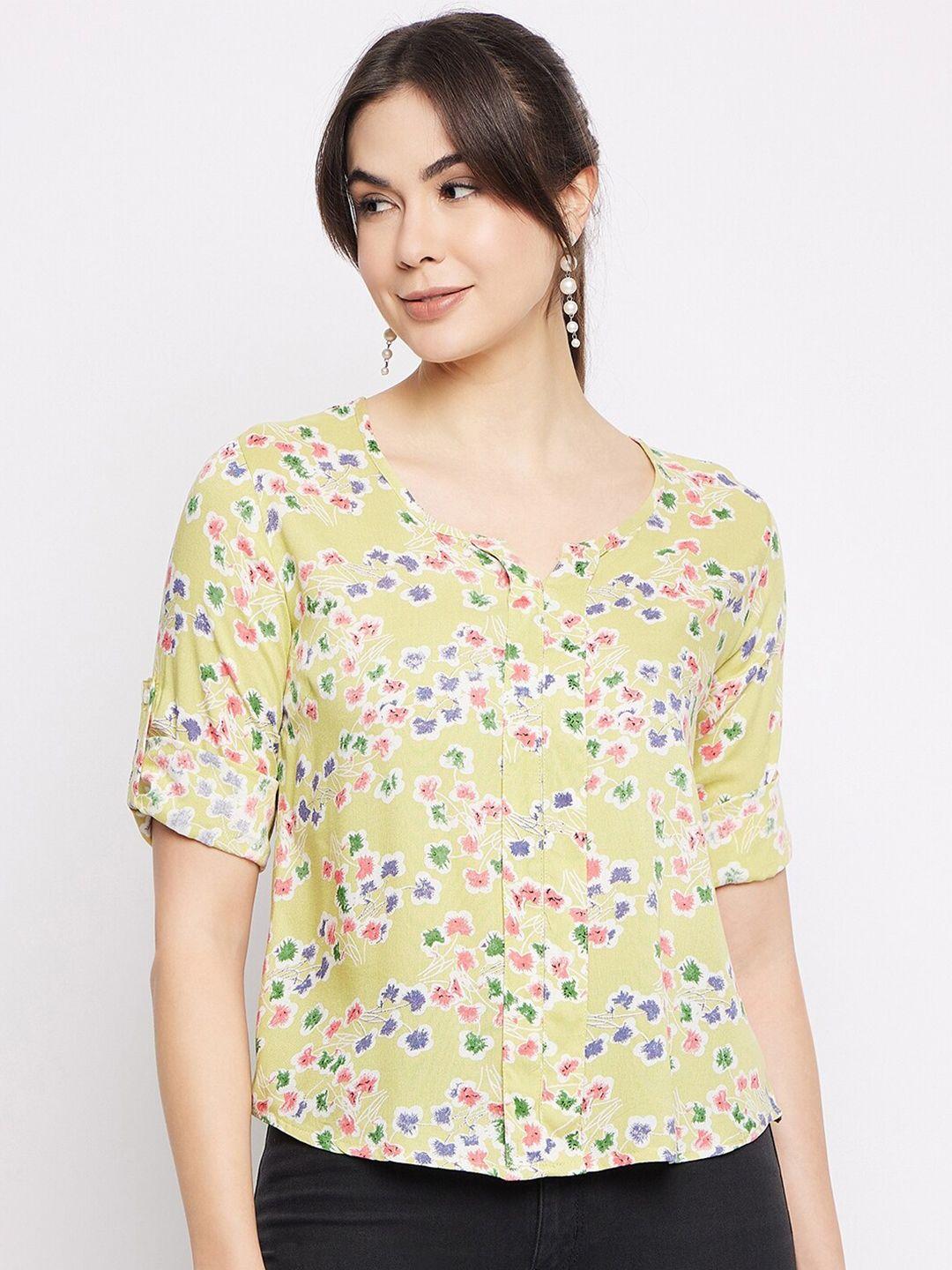 mayra floral print top