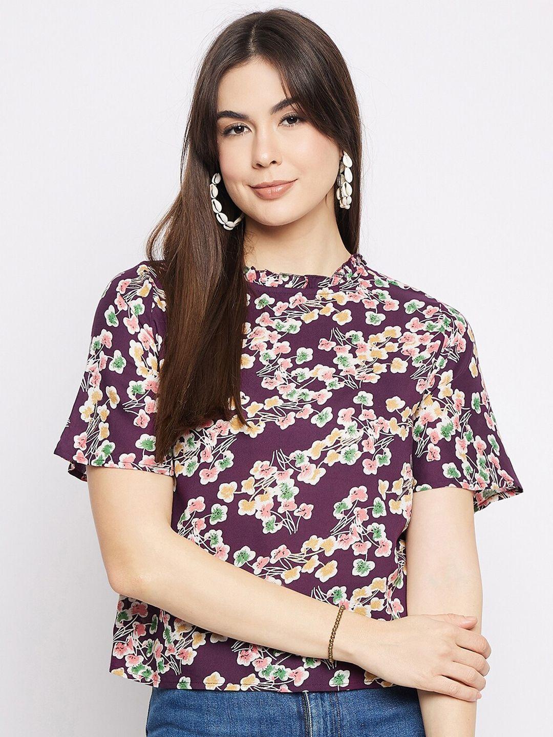 mayra floral print top