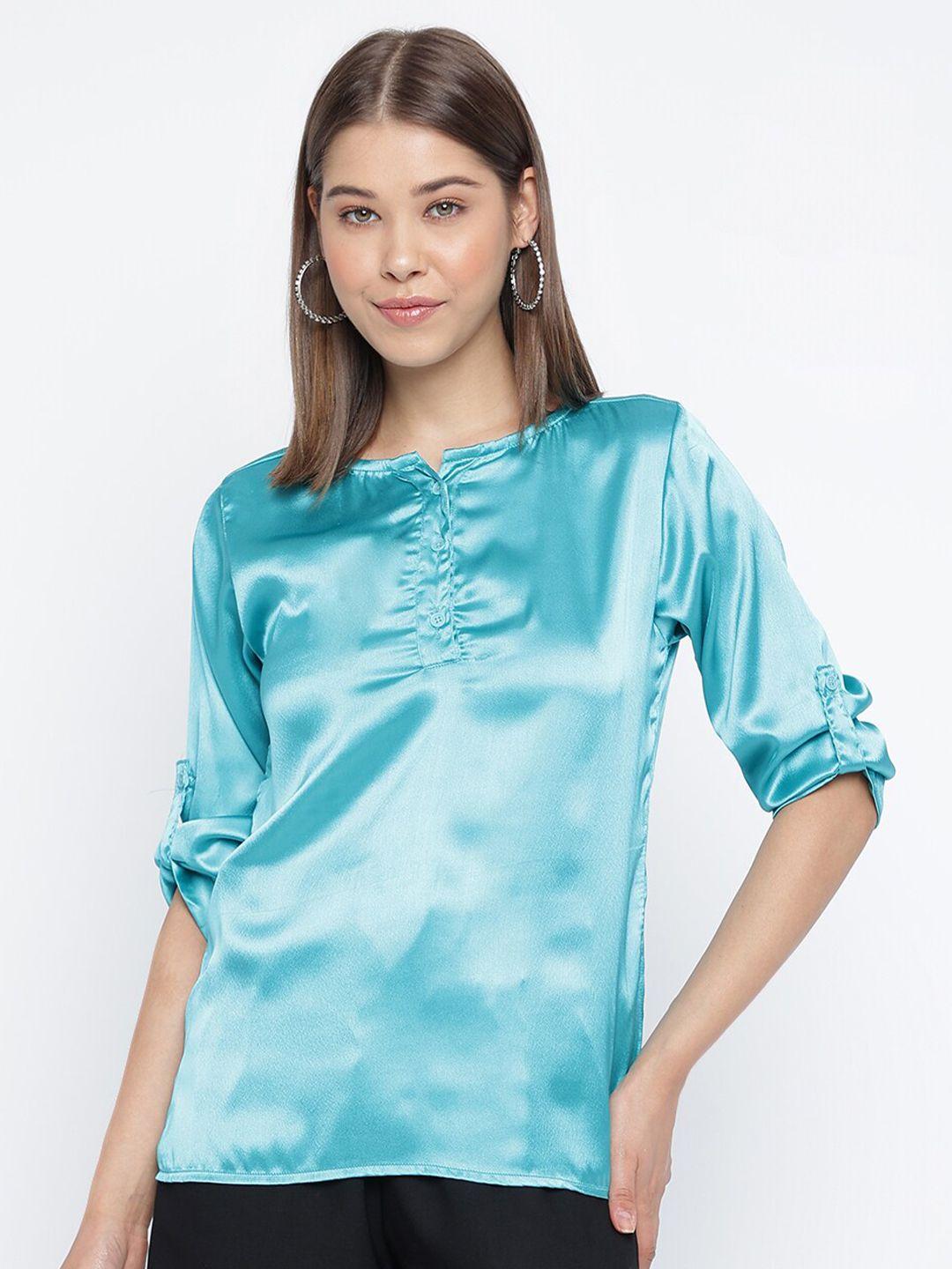 mayra high neck regular top