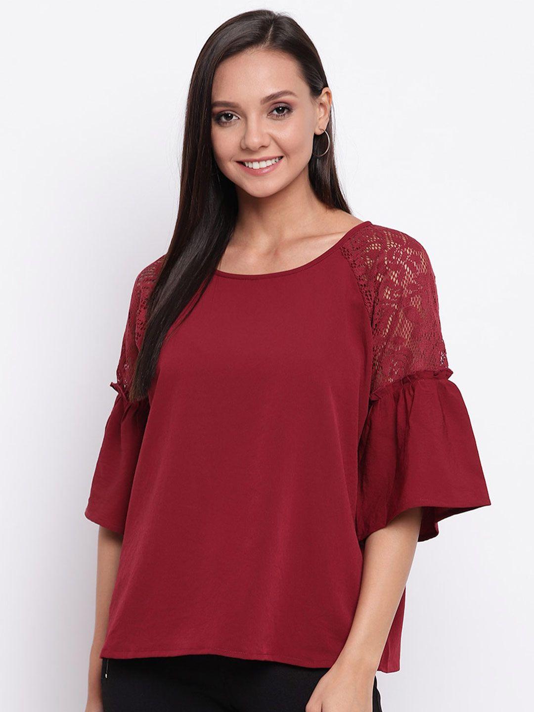 mayra round neck raglan bell sleeves top