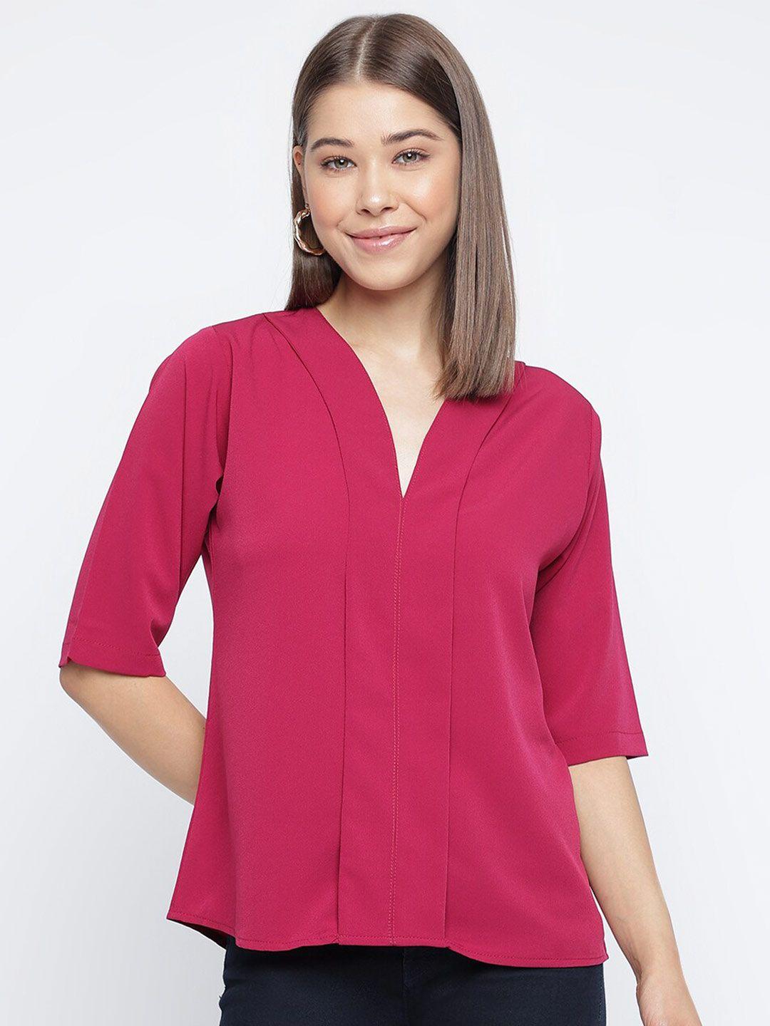 mayra v-neck short sleeves regular top