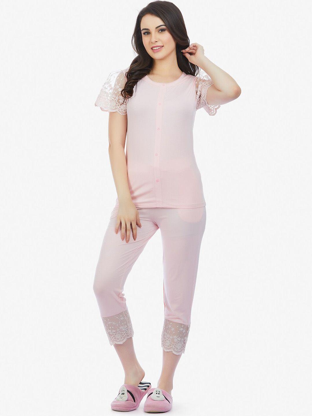 maysixty round neck t-shirt & pyjamas night suit