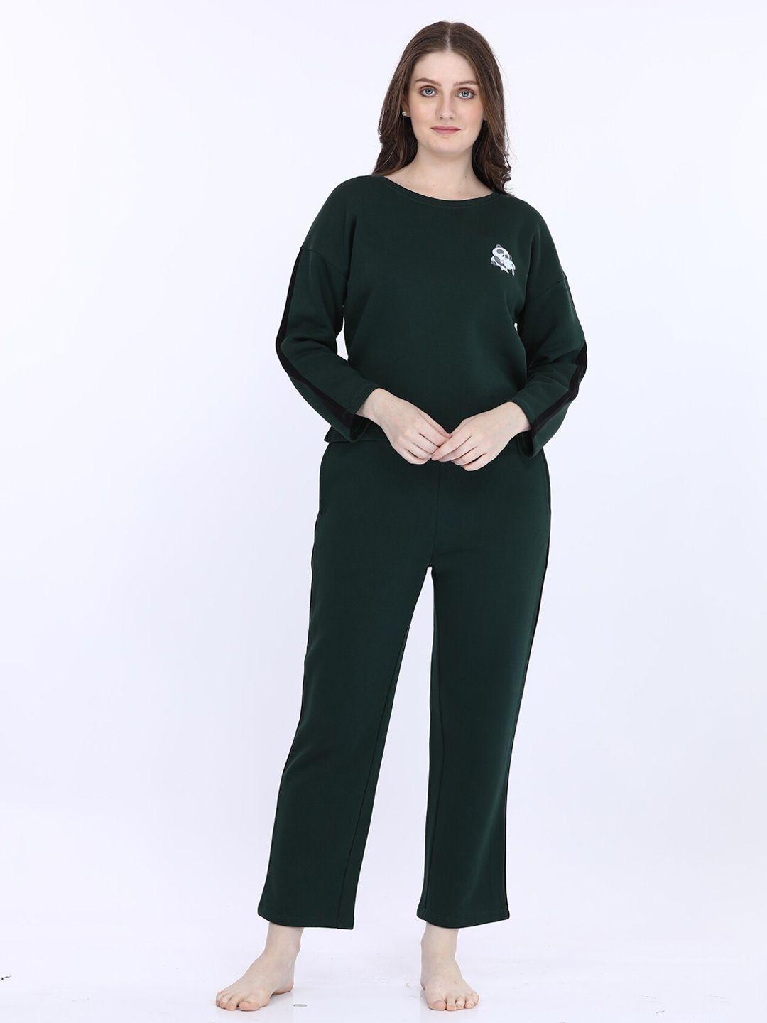 maysixty round neck top with trouser night suit