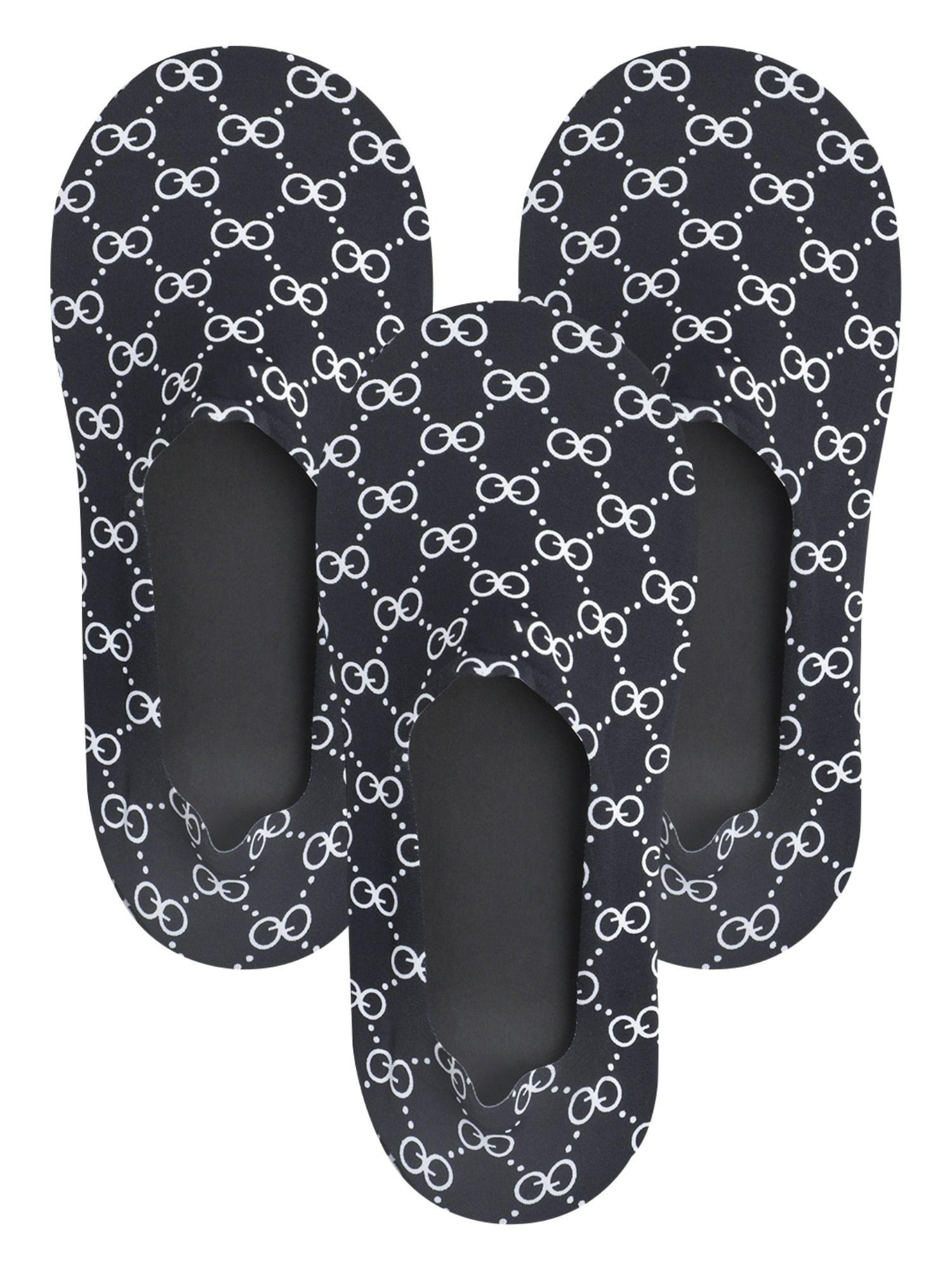 maze black loafer socks (pack of 3)
