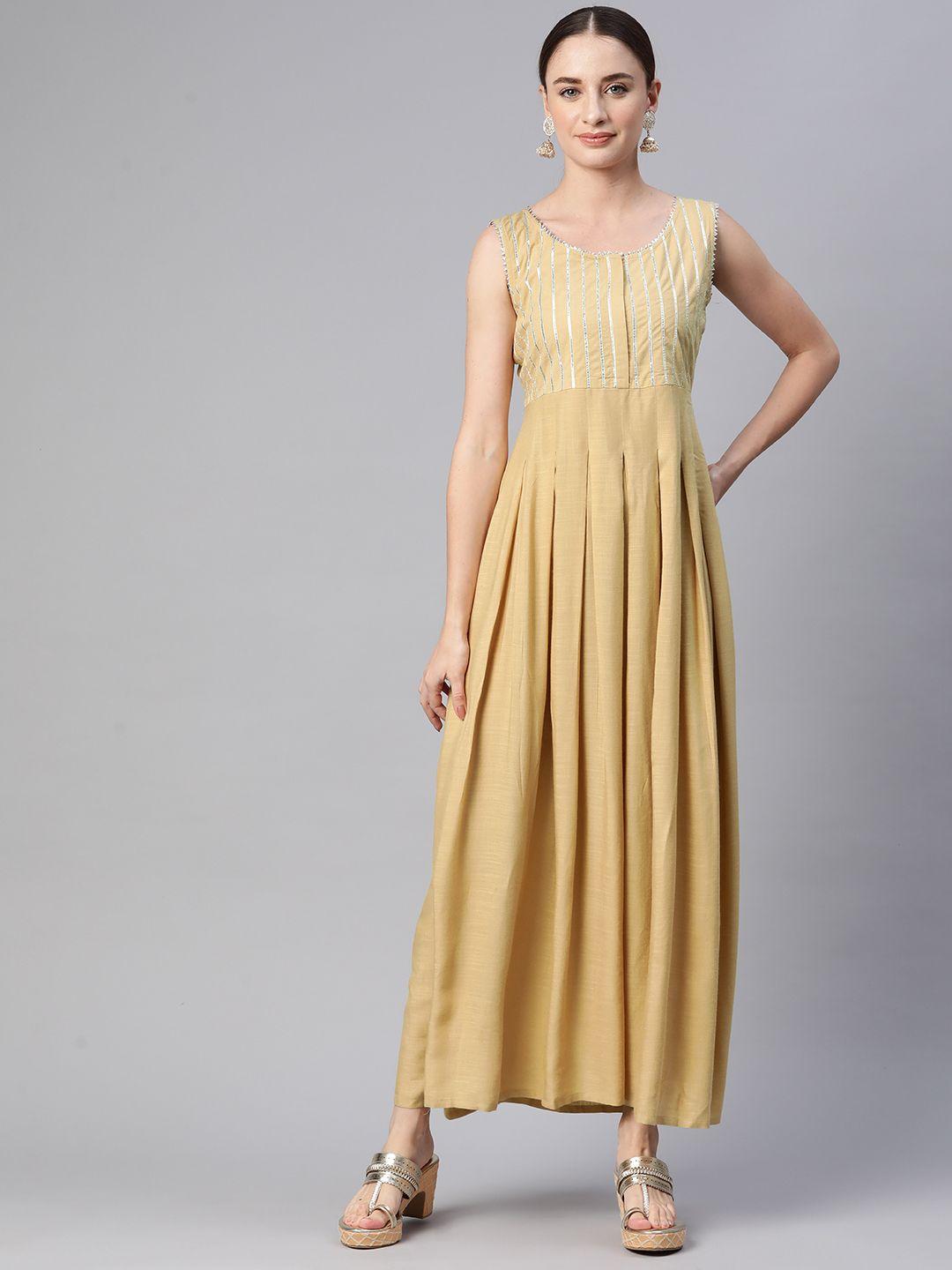 mbe embellished maxi ethnic dress