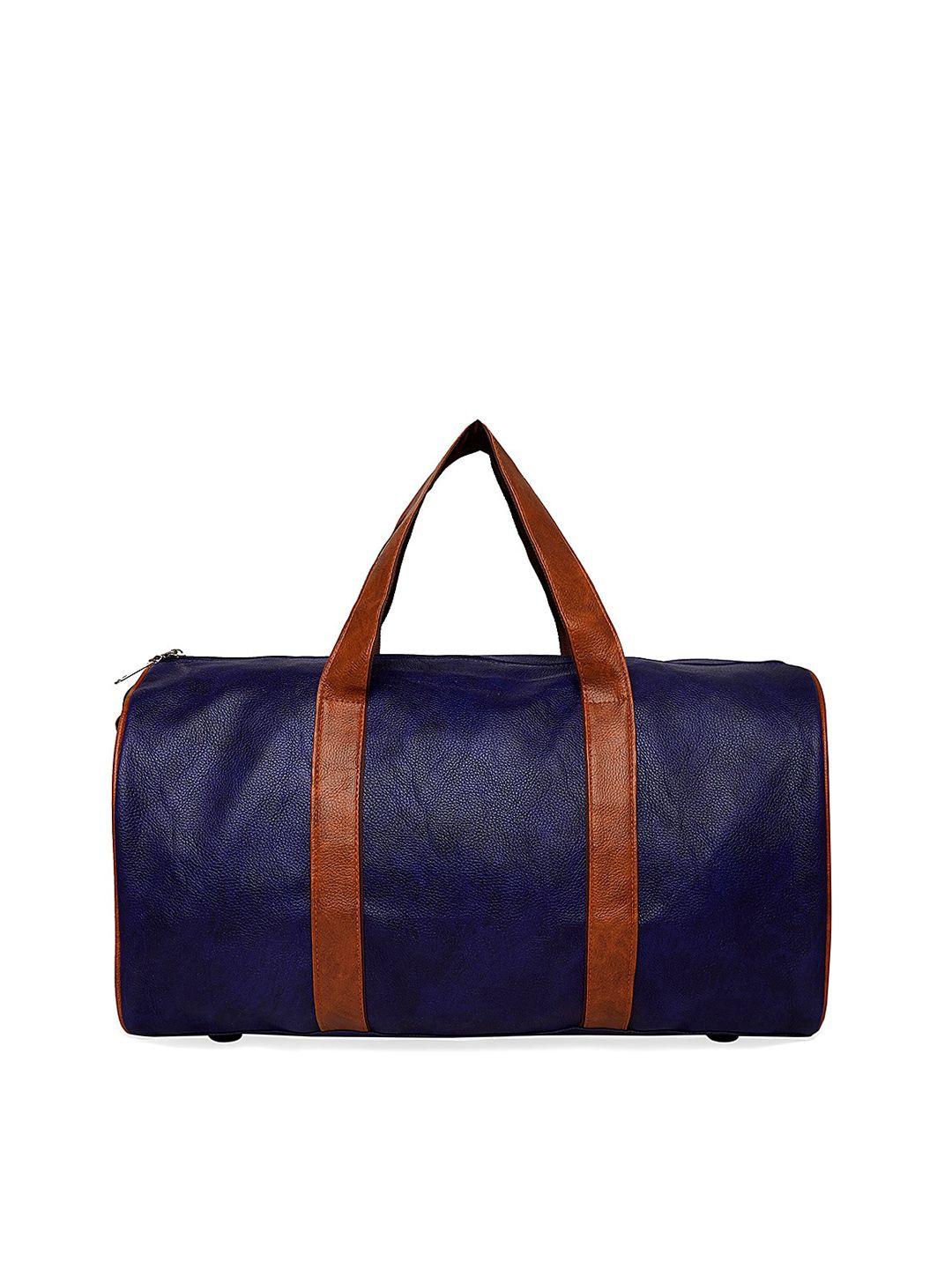 mboss blue solid duffel bag