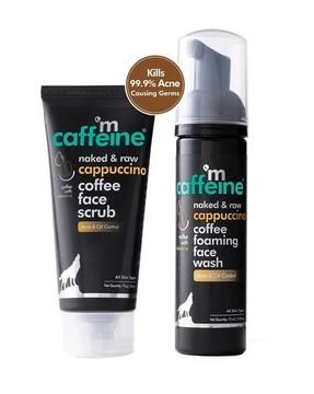 mcaffeine acne and pimples controlling face wash & face scrub combo