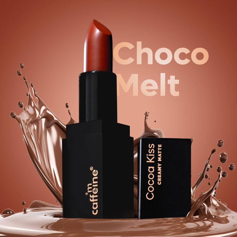 mcaffeine cocoa kiss creamy matte lipstick